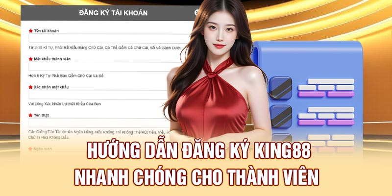 Hướng Dẫn Đăng Ký King88 Nhanh Chóng Cho Thành Viên