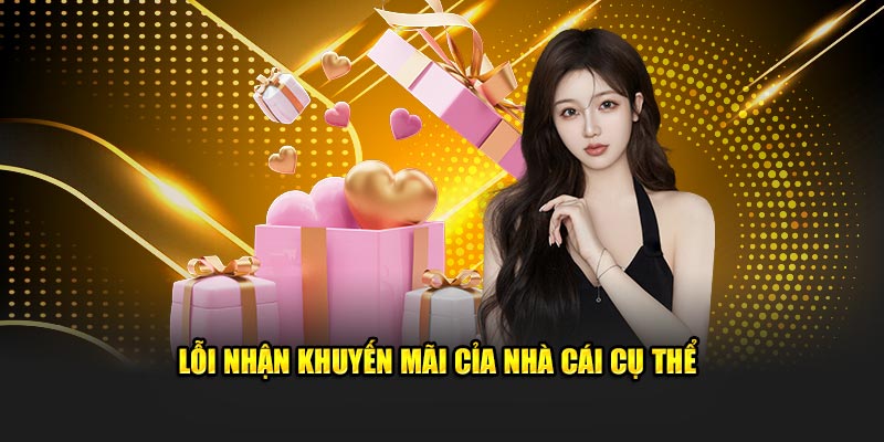 Lỗi nhận khuyến mãi cỉa nhà cái cụ thể