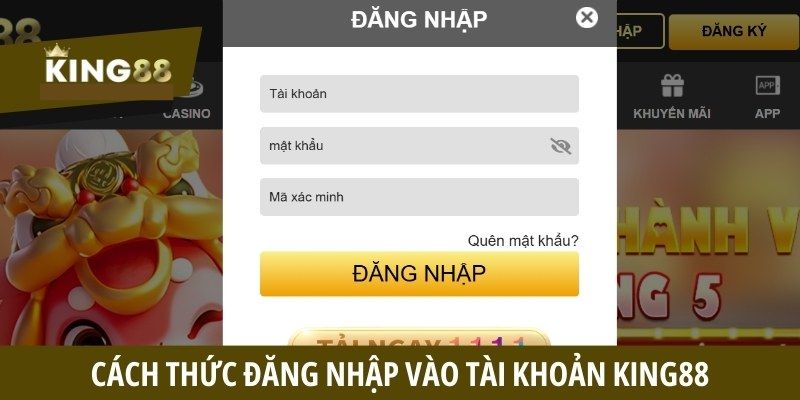 Hướng dẫn chi tiết cách đăng nhập KING88 cho người mới